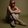 Tencel Linen Balloon Pant in Mineral Pigment | James Perse Los Angeles