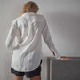 Single Pocket Clean Shirt in Everest White Pigment | James Perse Los Angeles