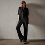 El Matador Linen Shirt in Black | James Perse Los Angeles