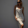 Surfside Linen Cami in Everest White Pigment | James Perse Los Angeles