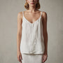 Surfside Linen Cami in Everest White Pigment | James Perse Los Angeles