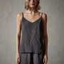 Surfside Linen Cami in Magma Pigment | James Perse Los Angeles