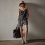Surfside Linen Cami in Magma Pigment | James Perse Los Angeles