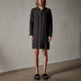 Pacific Linen Shirt Dress in Black | James Perse Los Angeles