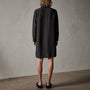 Pacific Linen Shirt Dress in Black | James Perse Los Angeles