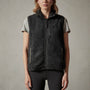 Side Zip Sherpa Vest in Black | James Perse Los Angeles