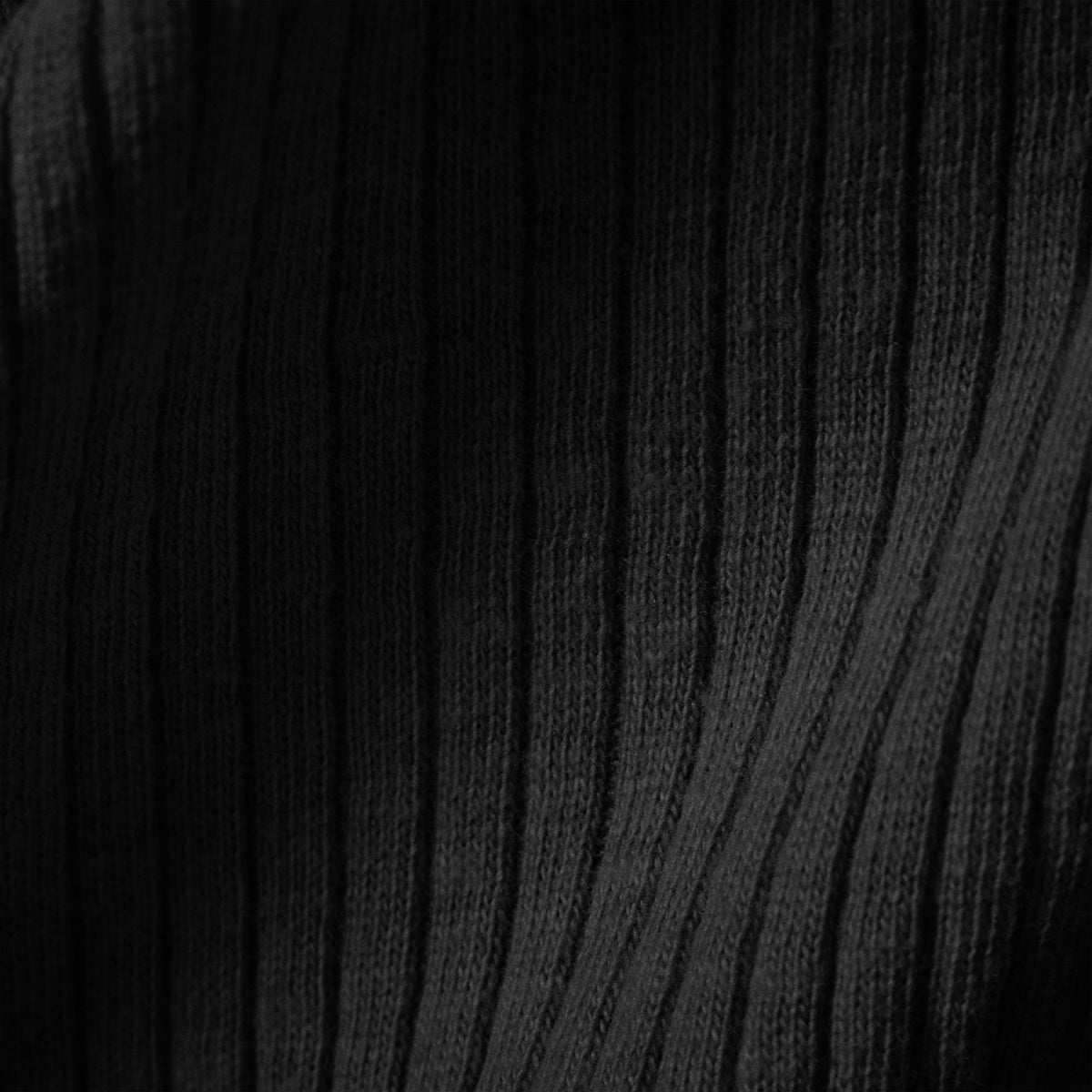 Cotton Cashmere Rib Cardigan in Black | James Perse Los Angeles