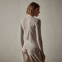 Cotton Cashmere Rib Cardigan in Toast | James Perse Los Angeles