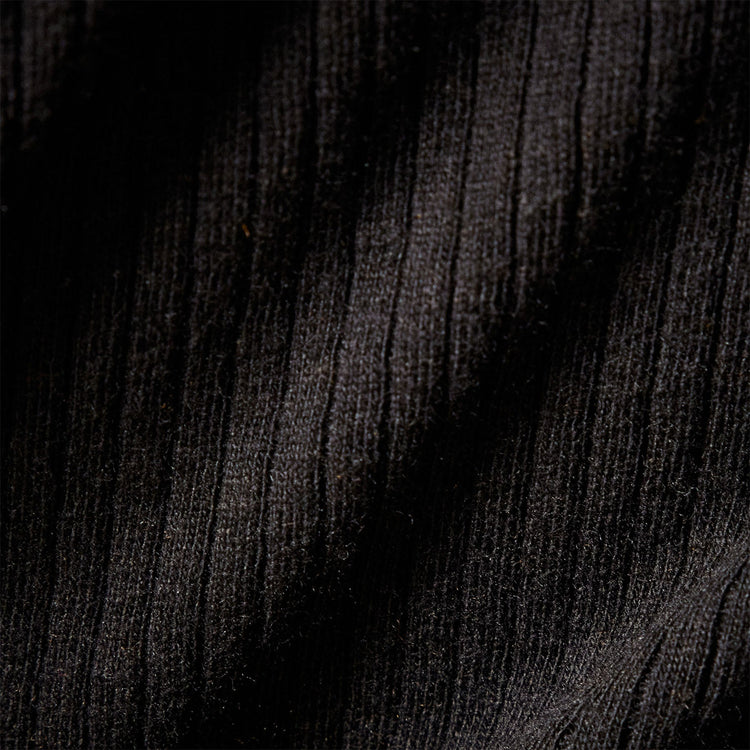Cotton Cashmere Bateau Dress in Black | James Perse Los Angeles