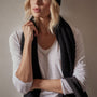 Sheer Slub Long Sleeve V Neck Tee in White | James Perse Los Angeles