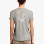 Grateful Dead Sheer Slub Crew Neck Tee in Heather Grey | James Perse Los Angeles