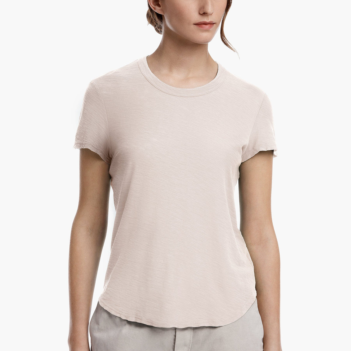 Grateful Dead Sheer Slub Crew Neck Tee in Petal | James Perse Los Angeles