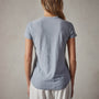 Sheer Slub Crew Neck Tee in Aura | James Perse Los Angeles 