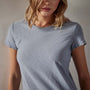 Sheer Slub Crew Neck Tee in Aura | James Perse Los Angeles 