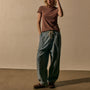 Sheer Slub Crew Neck Tee in Cedar | James Perse Los Angeles