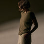 Sheer Slub Crew Neck Tee in Caribou | James Perse Los Angeles