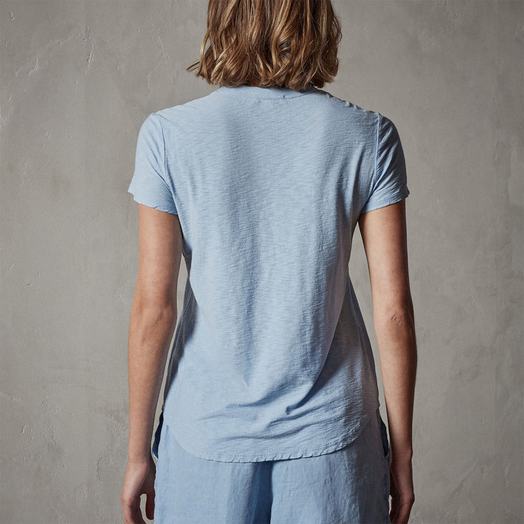 Sheer Slub Crew Neck Tee in Delta | James Perse Los Angeles