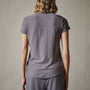 Sheer Slub Crew Neck Tee in Flannel | James Perse Los Angeles