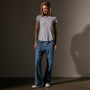 Sheer Slub Crew Neck Tee in Grey Glacier | James Perse Los Angeles