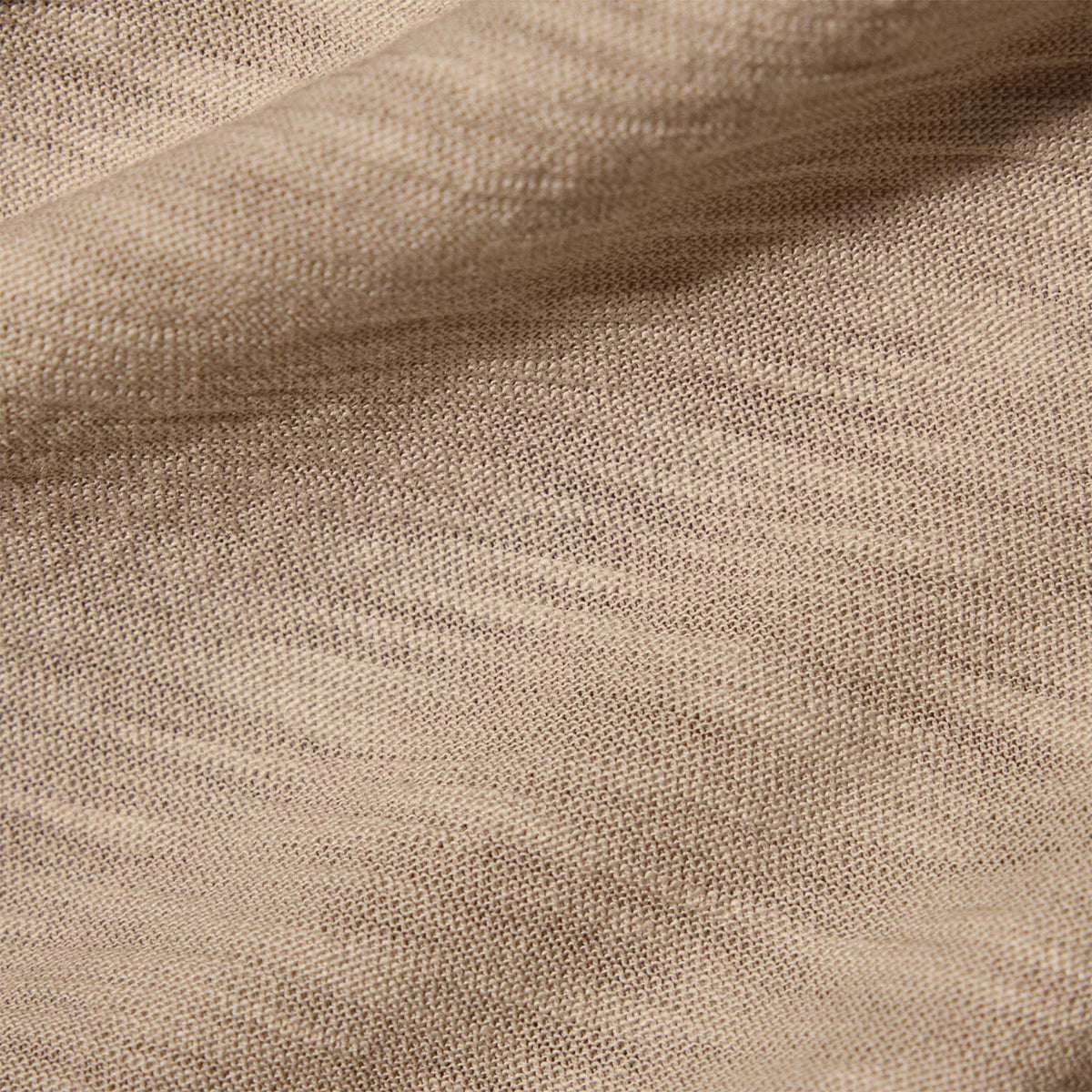 Sheer Slub Crew Neck Tee in Light Tan | James Perse Los Angeles