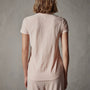 Sheer Slub Crew Neck Tee in Nougat | James Perse Los Angeles