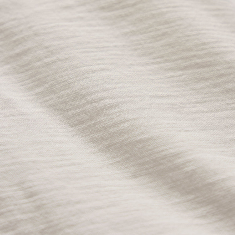Sheer Slub Crew Neck Tee in Off White | James Perse Los Angeles