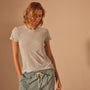 Sheer Slub Crew Neck Tee in Open Sky | James Perse Los Angeles