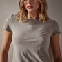 Sheer Slub Crew Neck Tee in Silt | James Perse Los Angeles 