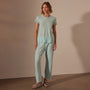 Sheer Slub Crew Neck Tee in Taffy Pigment | James Perse Los Angeles