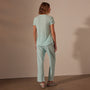 Sheer Slub Crew Neck Tee in Taffy Pigment | James Perse Los Angeles