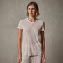 Sheer Slub Crew Neck Tee in Zephyr | James Perse Los Angeles