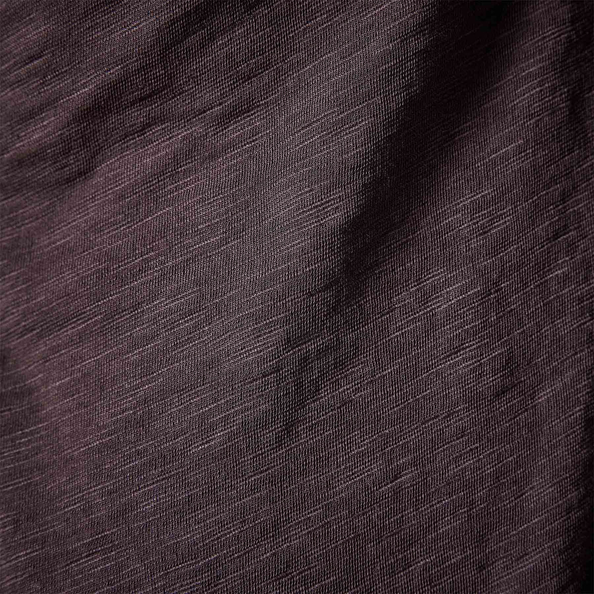 Sheer Slub Side Panel Shirt in Black Cherry | James Perse Los Angeles