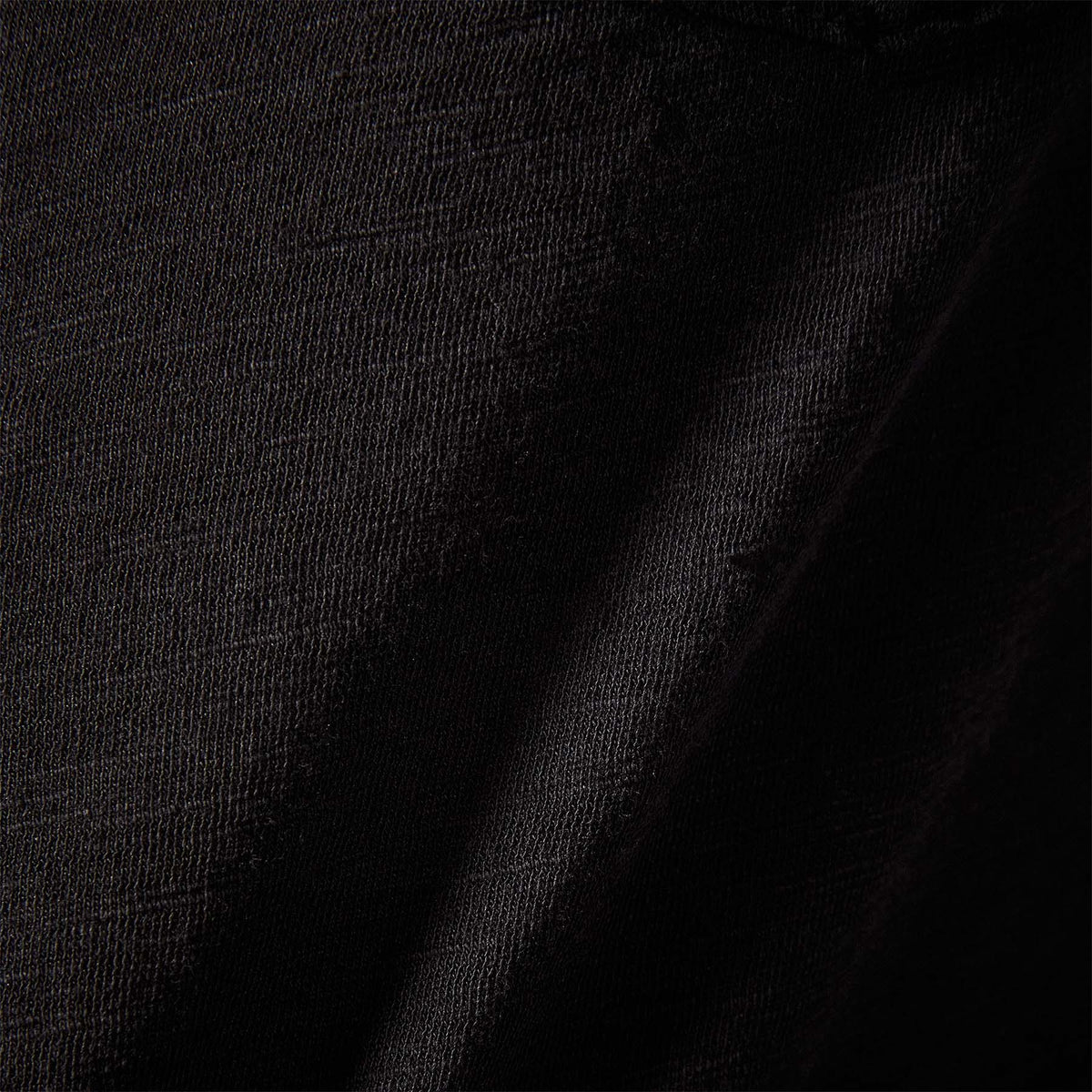 Sheer Slub Side Panel Shirt in Black | James Perse Los Angeles
