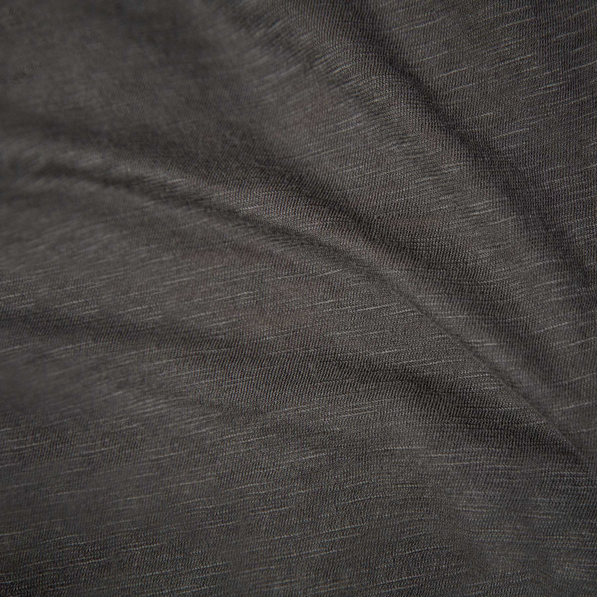 Sheer Slub Side Panel Shirt - Carbon | James Perse Los Angeles