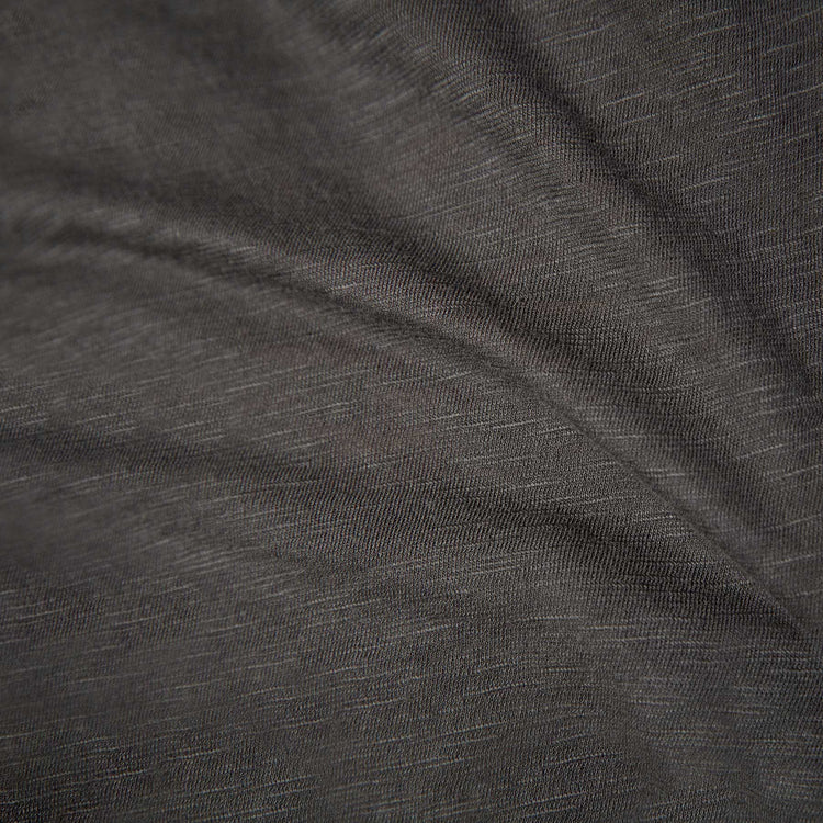 Sheer Slub Side Panel Shirt - Carbon | James Perse Los Angeles