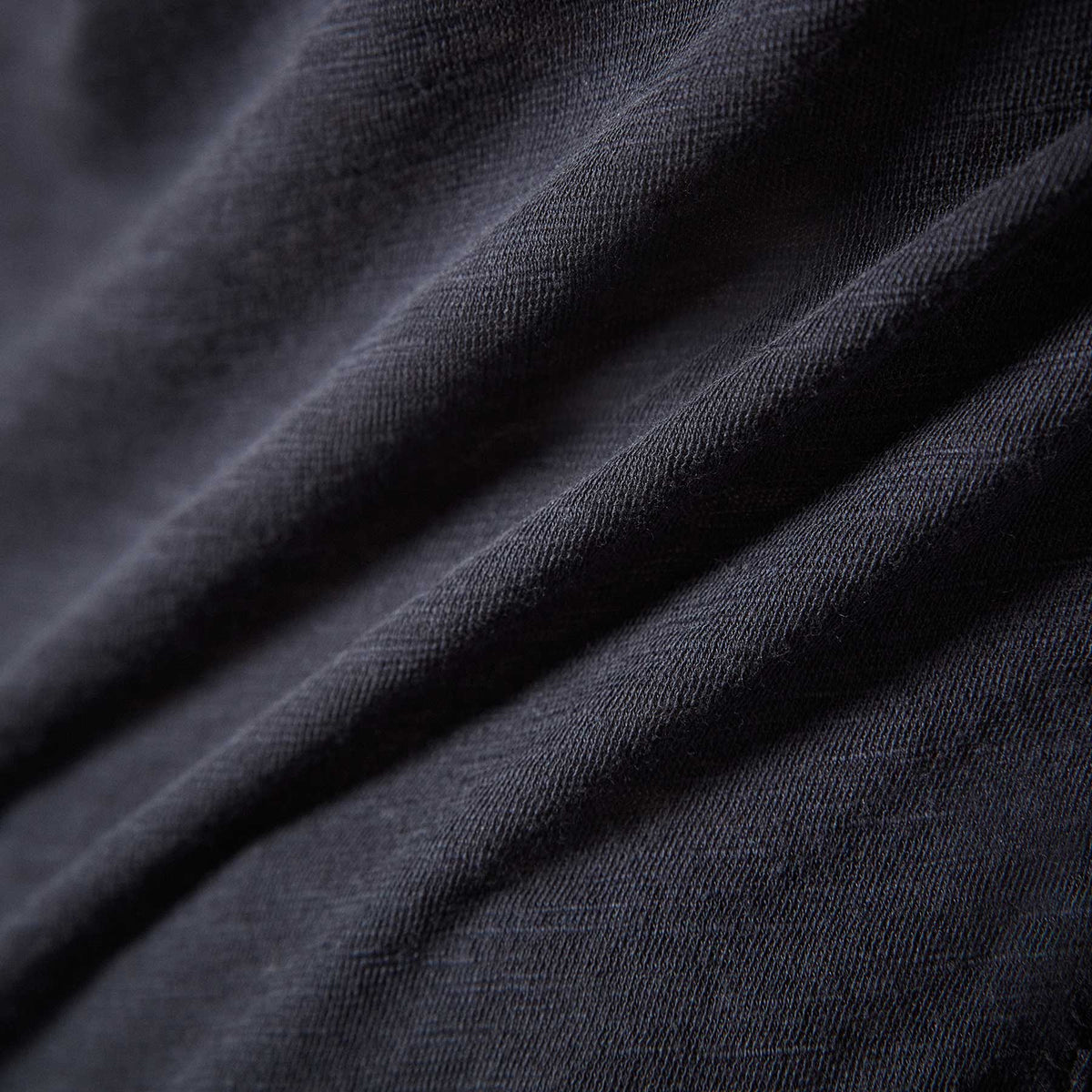 Sheer Slub Side Panel Shirt - Deep | James Perse Los Angeles
