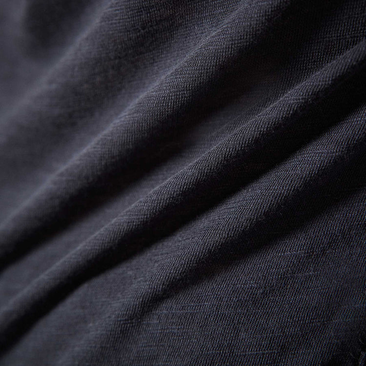 Sheer Slub Side Panel Shirt - Deep | James Perse Los Angeles