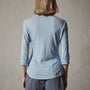 Sheer Slub Side Panel Shirt in Delta | James Perse Los Angeles