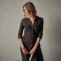 Sheer Slub Side Panel Shirt in Kona | James Perse Los Angeles