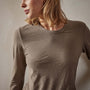 sheer slub long sleeve crew ammo wua3361 | James Perse Los Angeles 
