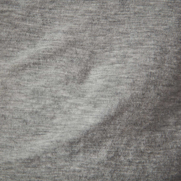 Sheer Slub Long Sleeve Crew - Heather Grey | James Perse Los Angeles