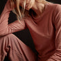 Sheer Slub Long Sleeve Crew - Old Rose | James Perse Los Angeles