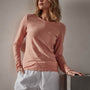 Sheer Slub Long Sleeve Crew in Spritz | James Perse Los Angeles 