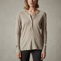 Long Sleeve Jersey Henley in Mineral | James Perse Los Angeles
