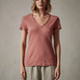 Sheer Slub Casual V Neck in Arizona | James Perse Los Angeles