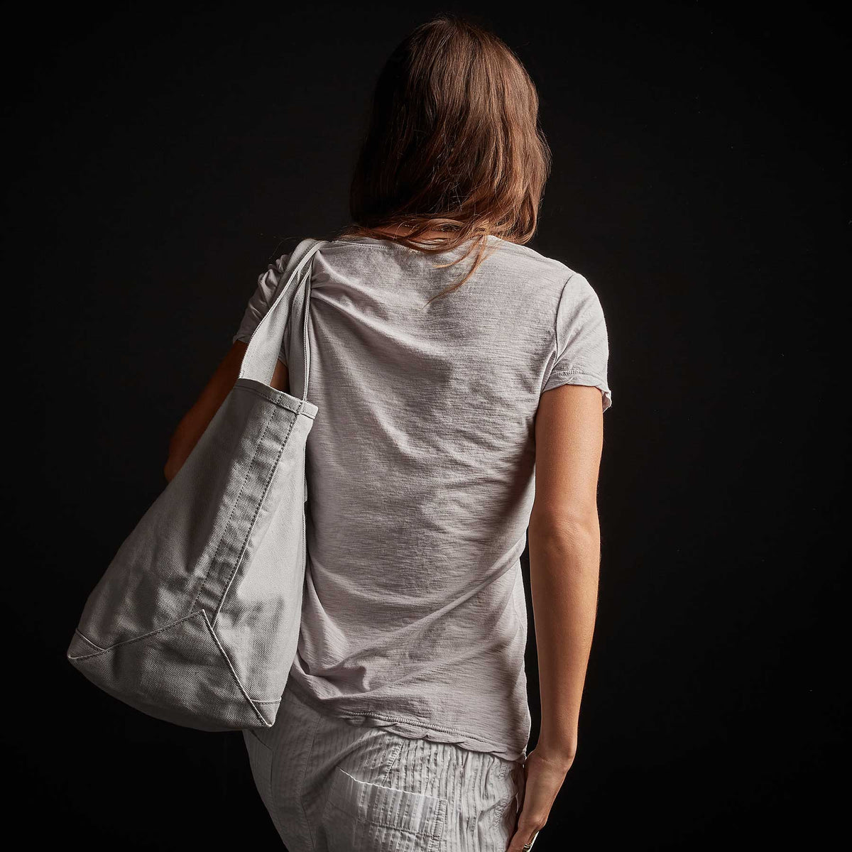 Sheer Slub Casual V Neck - Aurora | James Perse Los Angeles