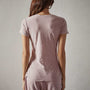 Sheer Slub Casual V Neck in Calamine | James Perse Los Angeles
