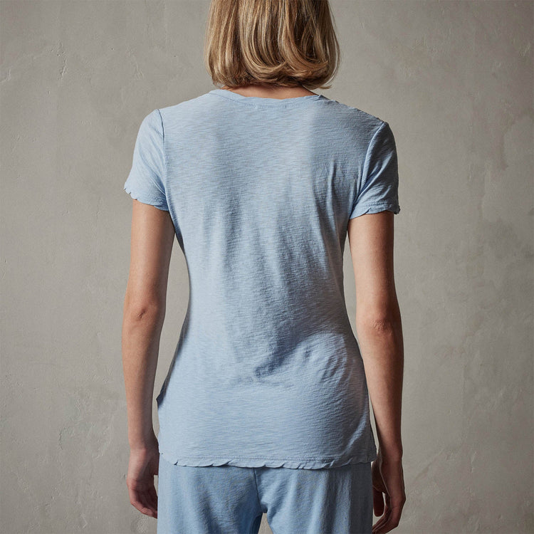 Sheer Slub Casual V Neck in Delta | James Perse Los Angeles