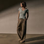 Sheer Slub Casual V Neck in Fresco | James Perse Los Angeles
