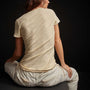 Sheer Slub Casual V Neck - Gesso | James Perse Los Angeles